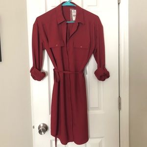 NWT Express Tie-Waist Business Casual Dress